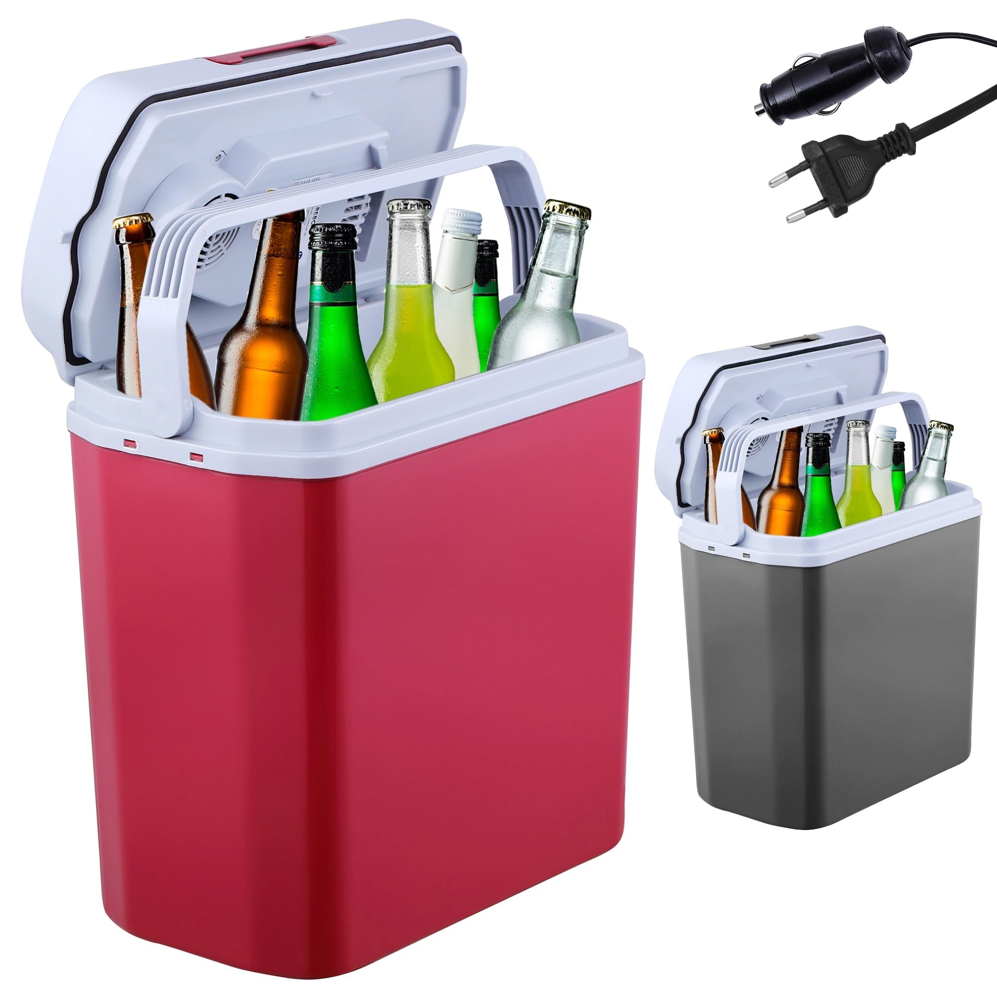 Arebos Kühlbox 20 Liter Rot B088M7S61Y