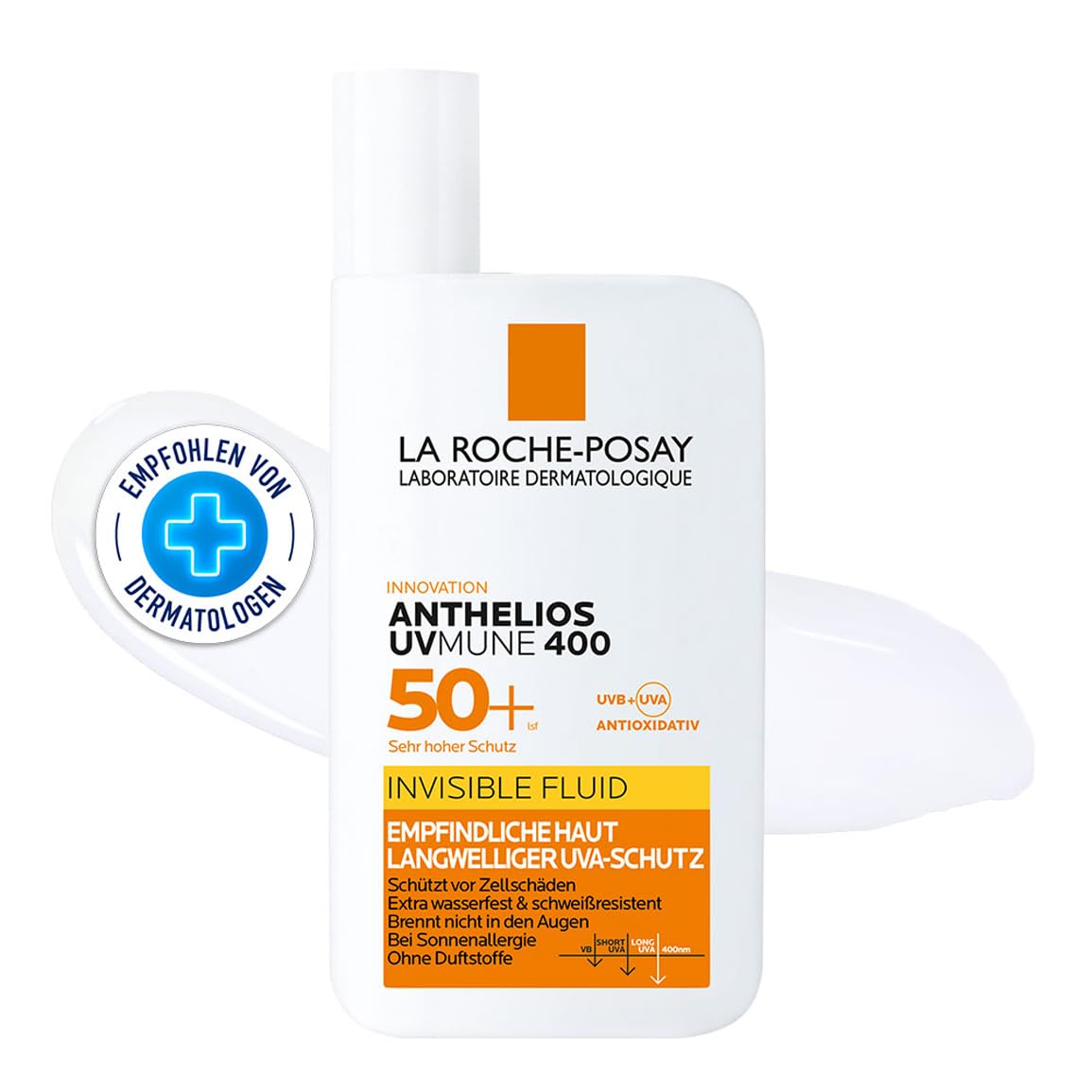 Anthelios Invisible Fluid Uvmune 400 Lsf 50+ La Roche-Posay Anthelios Invisible Fluid UVMune 400 LSF 50+ - 50 ml