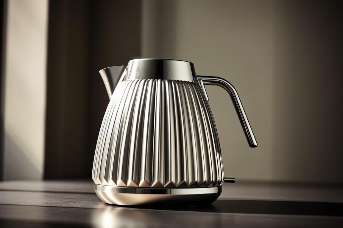 Dein neuer Wasserkocher: Alessi (z. B. Plissé Electric Kettle) Vorteile 1 Alessi (z. B. Plissé Electric Kettle)