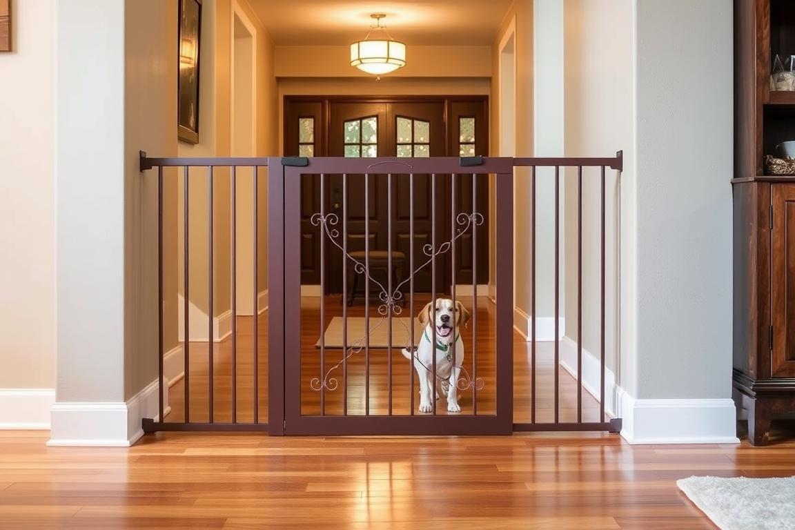 BOMI Hunde Türschutzgitter Mira - Sichere deine Wohnung 1 BOMI Hunde Türschutzgitter Mira