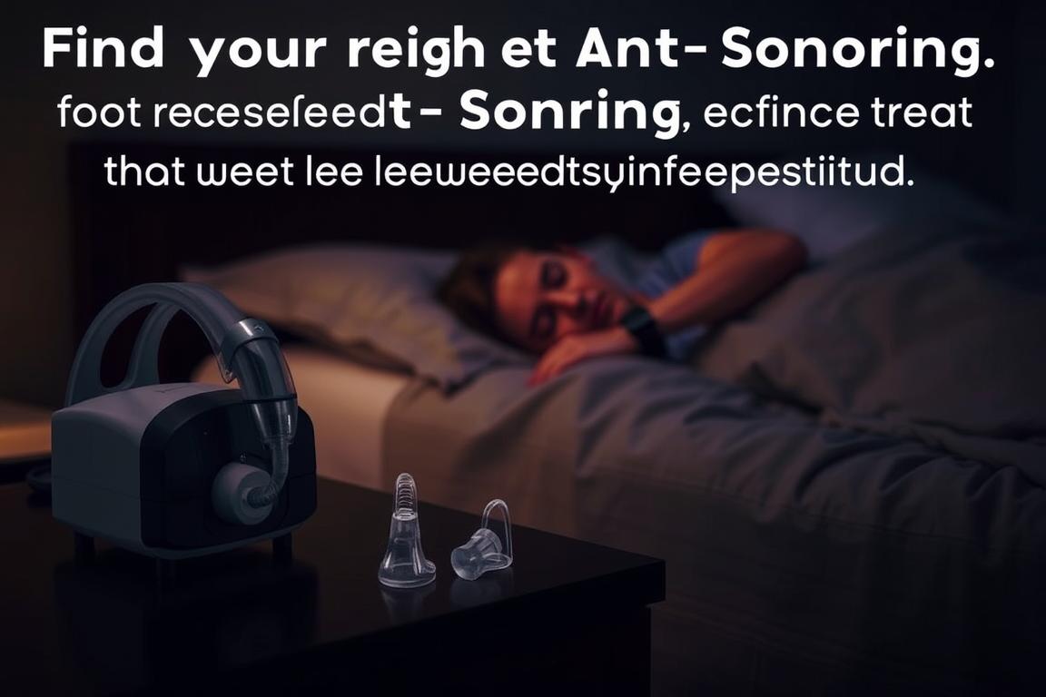 Hilfsmittel gegen Schnarchen