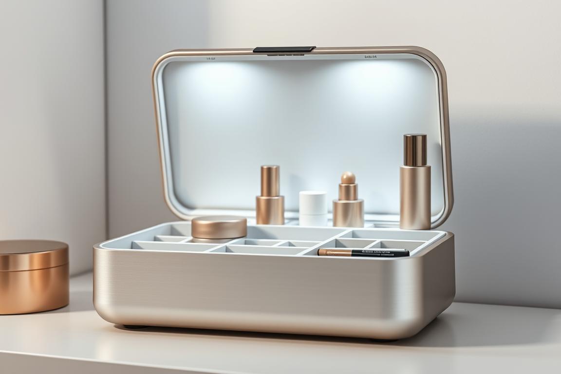 KONO Kosmetikkoffer Schminkkoffer: Ordnung für deine Kosmetik 1 KONO Kosmetikkoffer Schminkkoffer