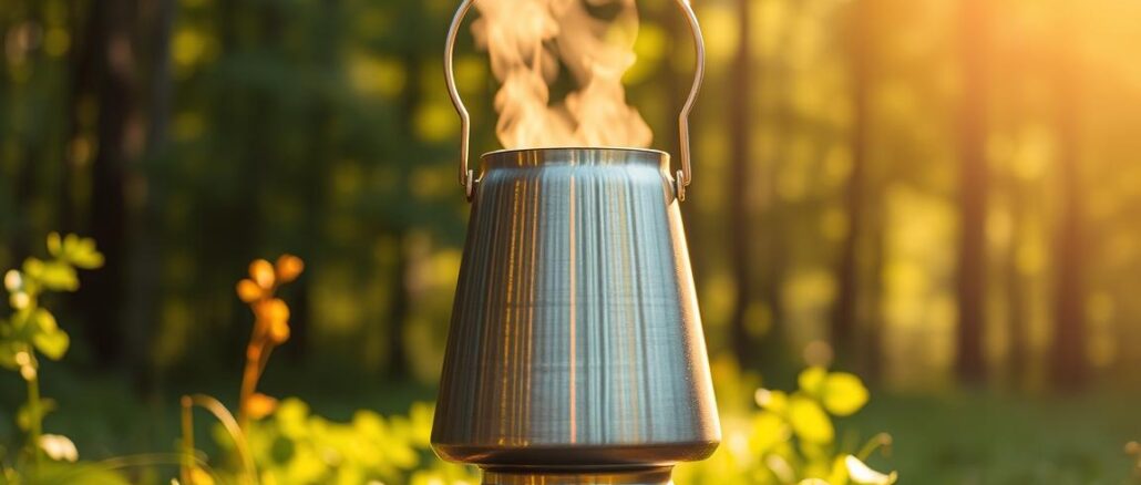 Kelly Kettle (portable outdoor kettle)