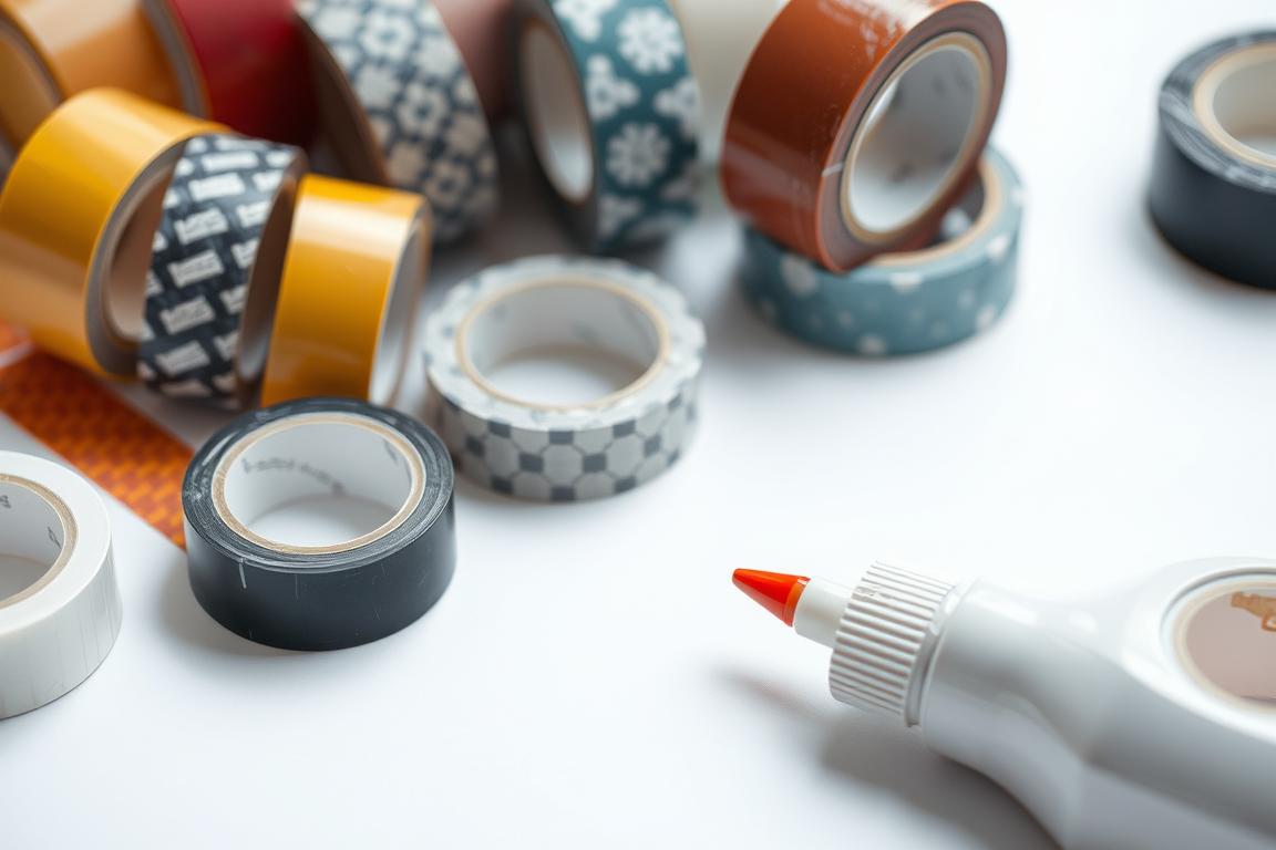 Klebebänder, Klebstoffe & Befestigungsmittel