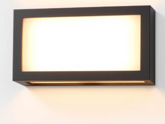 LED Wandleuchte Außen/Innen Lang Anthrazit IP67