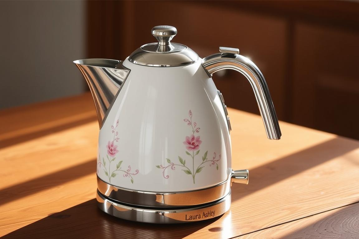 Laura Ashley 1.7 L Electric Tea Kettle