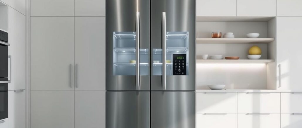 Multi-Door-Kühlschrank HANSEATIC HCDB18080DWDI