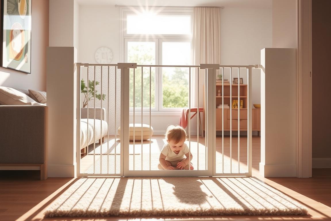 Nobleza Türschutzgitter: Sichere Lösung für deine Kinder 1 Nobleza Türschutzgitter