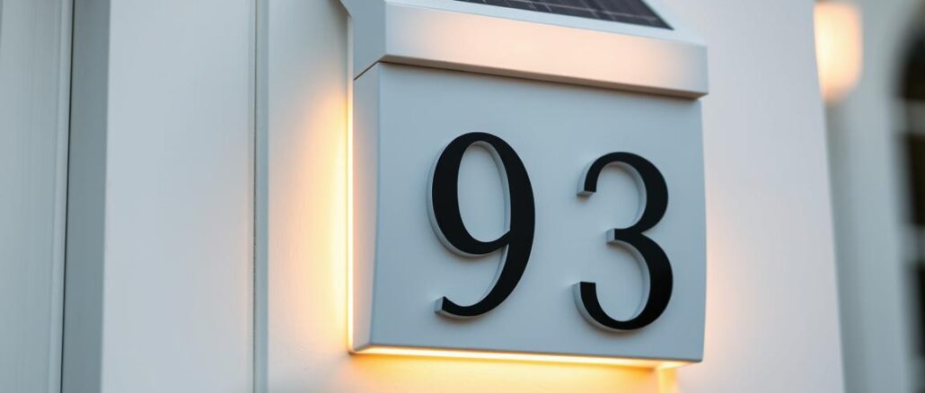 Paulmann LED-Solar-Hausnummer 5