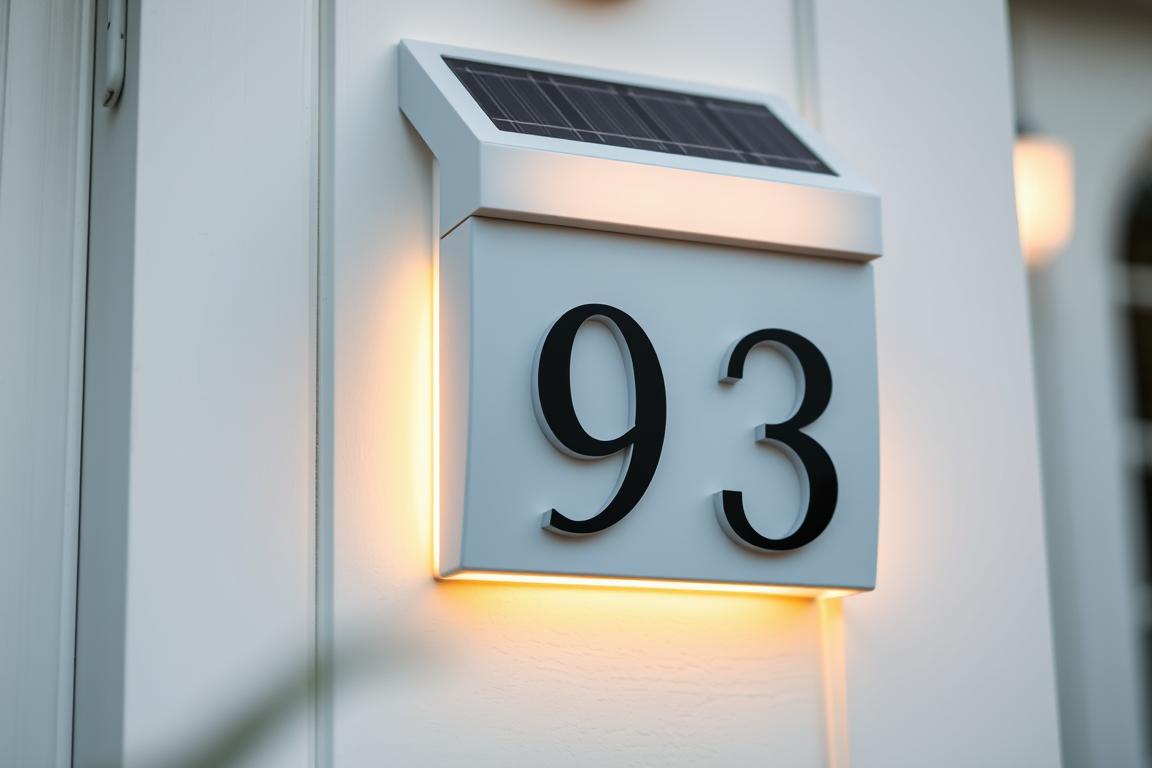 Paulmann LED-Solar-Hausnummer 5: Solar-Außenwandleuchte für Ihr Zuhause 1 Paulmann LED-Solar-Hausnummer 5