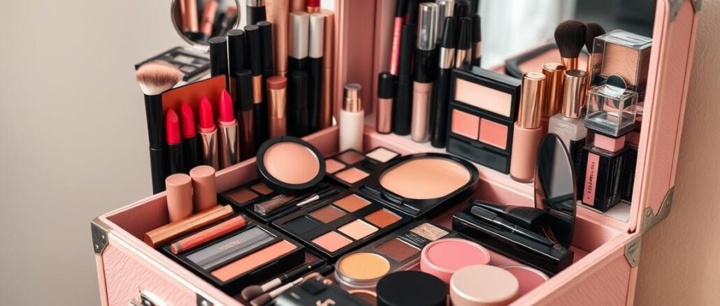 Schminkkoffer-Gefuellt-RoseFlower-Alles-in-Einem-Makeup-Kit Schminkkoffer Gefüllt RoseFlower Alles in Einem Makeup Kit