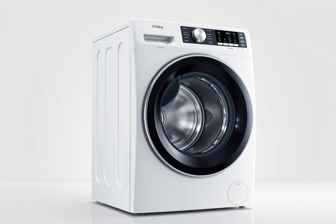 Waschmaschine Toplader: Midea MF10ET70B