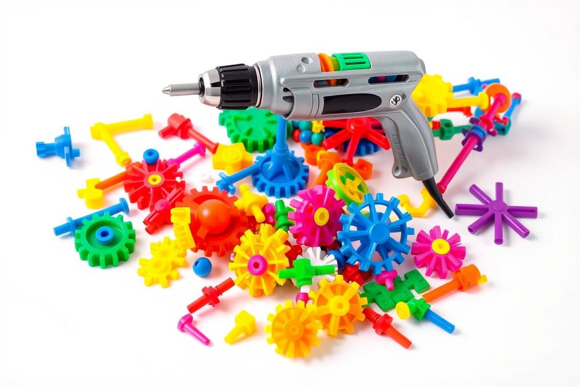 akokie-steckspiel-mit-bohrmaschine-223-stuecke