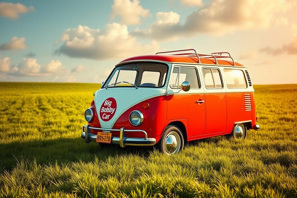 Big Bobby Car Baby VW T1 Rot Weiss - Spielspaß für Kleinkinder 1 big-bobby-car-baby-vw-t1-rot-weiss