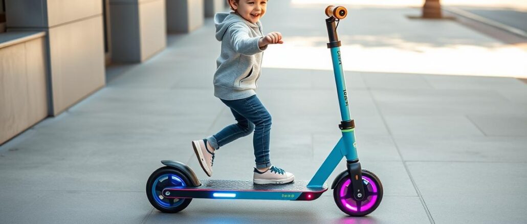 fun-pro-one-roller-rainbow-faltbarer-premium-kinderroller-mit-led-raedern fun-pro-one-roller-rainbow-faltbarer-premium-kinderroller-mit-led-raedern