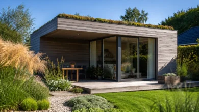 Gartenhäuser mit modernem Flachdach: Alles, was Sie 2026 wissen müssen 34 Gartenhäuser mit modernem Flachdach: Alles, was Sie 2026 wissen müssen