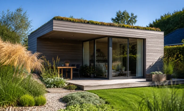 Gartenhäuser mit modernem Flachdach: Alles, was Sie 2026 wissen müssen 1 Gartenhäuser mit modernem Flachdach