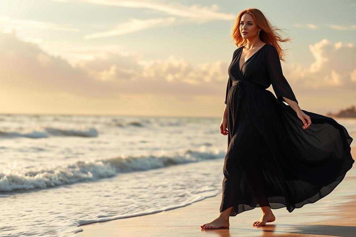 Große Größen Strandkleid Damen schwarz Gr. 42-44 Viskose von Ulla Popken kaufen 1 grosse-groessen-strandkleid-damen-schwarz-groesse-42-44-viskose-ulla-popken