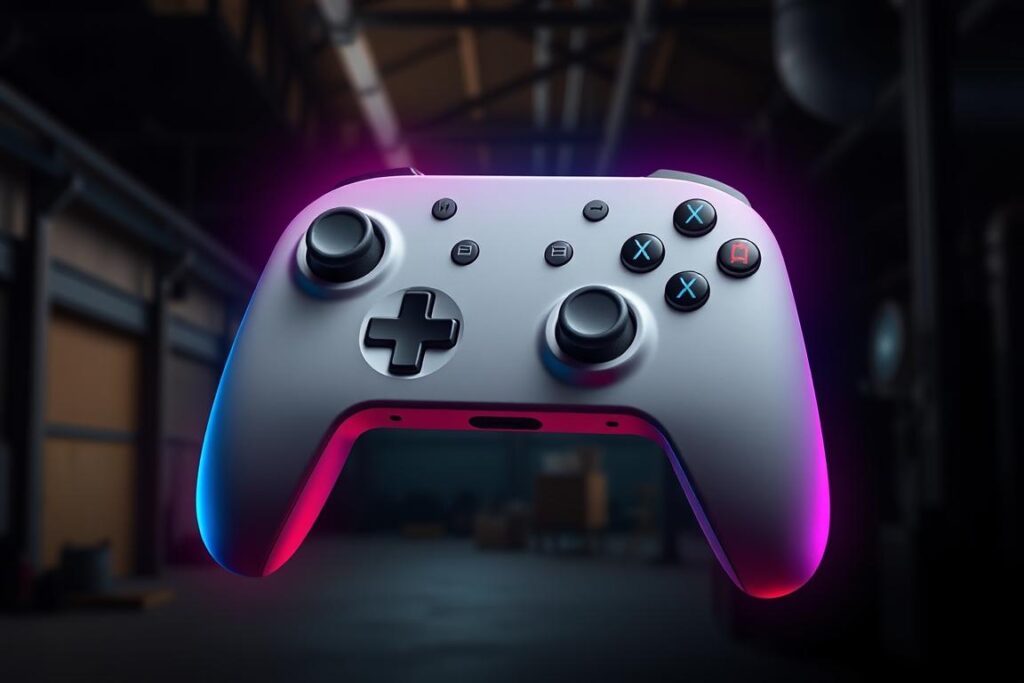 Kabelloser Hellcool Switch Controller für Switch Lite und OLED - RGB-Look