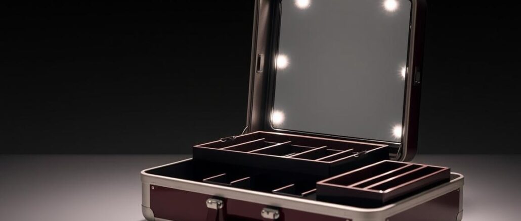 kosmetikkoffer-rosa-mit-spiegel-abschliessbarer-make-up-organizer kosmetikkoffer-rosa-mit-spiegel-abschliessbarer-make-up-organizer