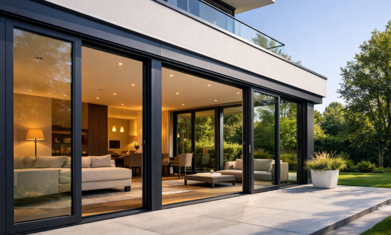 Aluminium Fenster und Terrassentüren