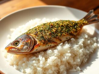 steinbeisser-mit-kraeuterkruste-und-reis